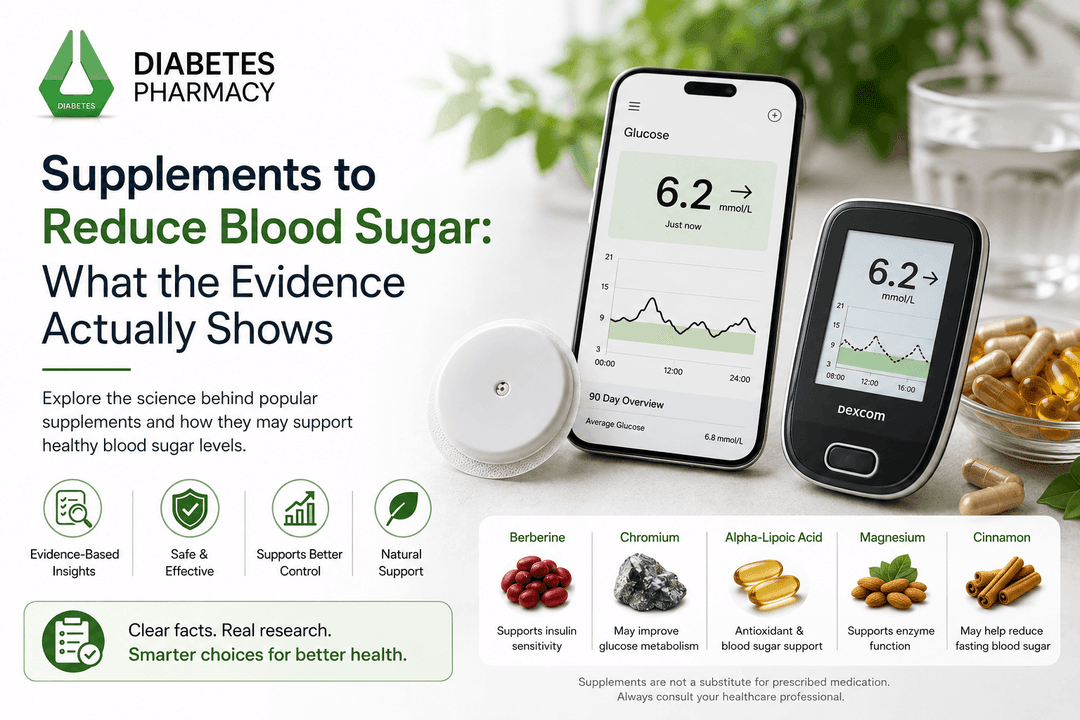 Supplements to Reduce Blood Sugar: What the Evidence Actually Shows